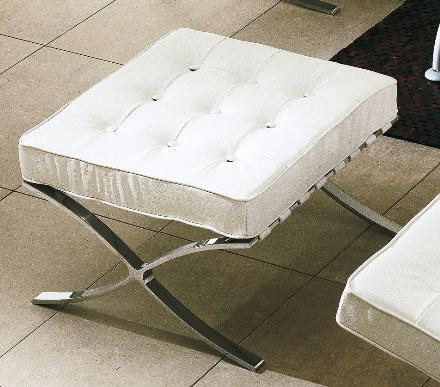 Noleggio POUF Barcelona Bianco a Milano